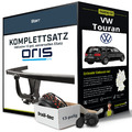 Für VW Touran Typ 1T1,1T2,1T3 Anhängerkupplung starr +eSatz 13pol uni 03-06 NEU