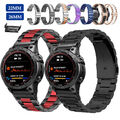 Luxus Edelstahl Armband für Garmin Fenix 7 7X Solar 6 6X Pro 5 5X Plus Instinct