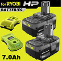 2x  Für Ryobi Akku 18V 7Ah HP Lithium ONE Plus RB18L50 P108 /Ladegerät