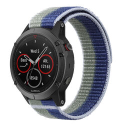 DE Quickfit Nylon Armband Für Garmin Fenix 7 7X Sapphire 6 6X Pro 5 5X Plus 3 HR