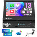 8G+128G Single 1 DIN 7" Autoradio Apple CarPlay Android 13.0 Bluetooth GPS Navi