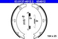 ATE Bremsbackensatz, Feststellbremse 03.0137-4012.2 für MERCEDES-BENZ