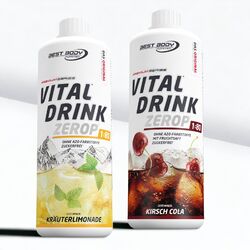 Best Body Nutrition Low Carb Vital Drink  2x 1 L  Konzentrat Sirup 10,94€ /Ltr.