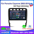 4+64G Carplay Android 13 Für Porsche Cayenne 1 9PA Autoradio GPS NAVI SWC DAB+