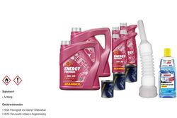 12L MANNOL Energy Premium 5W-30 API SN/CH-4 Motoröl inkl Additiv Auslaufschlauch