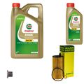 MANN-FILTER Ölfilter 6 L Castrol EDGE 5W-30 LL Titanium FST für BMW 1er 118i