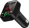 Bluetooth FM Transmitter Auto MP3 Player USB KFZ SD AUX PKW Freisprechanlage X44