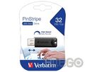 Verbatim USB 3.0 Stick 32GB Pin Stripe, schwarz