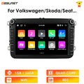 8"Autoradio Android GPS Navi 2DIN Für VW GOLF 5 6 Passat Touran Polo Caddy DAB+