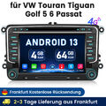 7" Android 13 DAB+Autoradio GPS 64GB Für VW Passat Polo Golf 5/6 Tiguan Eos Seat