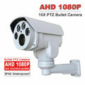 CCTV-Sicherheit AHD 1080P PTZ-Bullet-Kamera 1/2,8 "CMOS 5-50MM 10X ZOOM IR60M DE