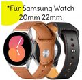 Leder Armband Für Samsung Galaxy Watch ✅42mm 46mm/3 41mm 45mm/Active 2/Watch 4/5