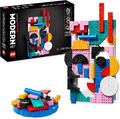 LEGO Art Moderne Kunst Set, buntes abstraktes Wandbild, Home-Deko für Wohnzimmer