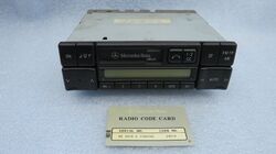 Mercedes W124 W210 - Autoradio Kassette CLASSIC BE2010 + CODE / 0038206286 ##INS