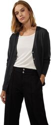 Street One Cardigan mit V-Ausschnitt in Black