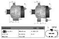 Denso Dan3004 Generator für Audi A4 b5 Limo + Kombi Skoda Superb i Limo 98-08