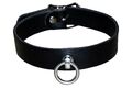 Terginum BDSM Echt Leder Halsband der O Ring gothic Fetisch Leather Collar neu 