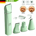 4 in 1 Leise Hundeschermaschine Katze Hund Rasierer Tierhaarschneider Trimmer DE