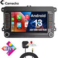 64G Android13 Kabelloses Carplay GPS Autoradio Für VW Golf Passat B6 Touran Polo