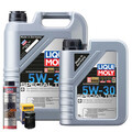 Motoröl 5W30 LIQUI MOLY Leichtlauf Special Tec 6L+HENGST Ölfilter +Spülung