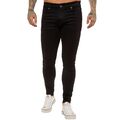 Kruze Herren Jeans Skinny Leg Slim Fit Super Stretch Denim Hose Alle Bundgrößen