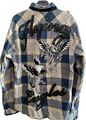 Ed Hardy Hemd Shirt Langarm Hemd Flying Eagles true Vintage 90er Jahre Gr. M 