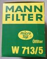 Ölfilter Mann Filter W 713/5 (W714/2) für Alfa Romeo, Fiat, Lancia, Seat 