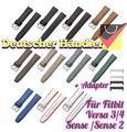 Echtleder Armband für Fitbit Versa 4/3 und Sense/Sense 2 band watch strap ersatz