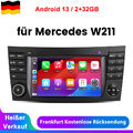 Für Benz CLS E-Class W211 W219 Carplay Autoradio GPS Nav WIFI DAB+ Android13 32G
