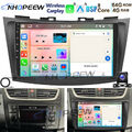 8-Kern 4+64GB Android 13 Autoradio CarPlay GPS NAVI Für Suzuki Swift 4 2011-2017