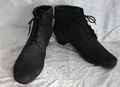 GABOR Damen Stiefeletten Gr 41 schwarz Wildleder leichter Absatz