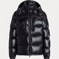 POLO RALPH LAUREN - Puffer Daunenjacke Keep Warm In Winter With a Hood, schwarz