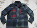 FRENCH CONNECTION Vintage Mode MIXED CHECK Baumwolle Flanell SHIRT LARGE - XL