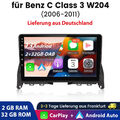 Android 13 Für Mercedes Benz C Klasse W204 S204 Autoradio GPS NAVI WIFI BT 2+32G