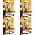 4x Philips Standard S2 35/35W 12V Autolampen Glühlampen Glühbirnen