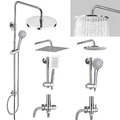 Duschsystem Duschset Regendusche mit Handbrause Duscharmatur Dusche Edelstahl