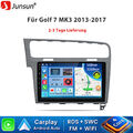 DAB+ Für Golf 7 2013-2017 10"Android 13 Autoradio GPS Navi WIFI BT CarPlay 1+32G