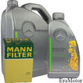 6L ORIGINAL MERCEDES MOTOROEL 5W30 MB 229.51+ MANN OELFILTER HU 7025 z