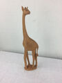 Dekofigur Giraffe 40 cm Holzgiraffe Handarbeit Afrika