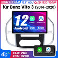 13" Android 12 Autoradio GPS SAT NAV Carplay Für Mercedes Benz Vito 3 W447 2+32G