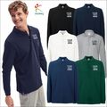 Fruit of the Loom personalisiertes Premium-Langarm-Poloshirt Piqué bestickt