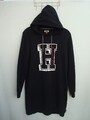 Tommy Hilfiger Sweatkleid Hoodiekleid mit Kapuze schwarz  Gr. L/G