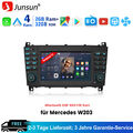 Android 13 Autoradio für Mercedes Benz C-Klasse W203 W209 GPS Nav WIFI BT FM SWC