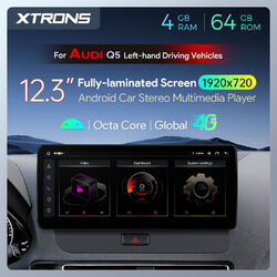 12,3" IPS Android 13 Autoradio 8-Core 4G 64GB GPS WIFI DSP für Audi Q5 2009-2017