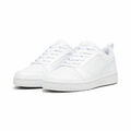 Puma Unisex Rebound v6 Low Weiß Sneaker Turnschuhe Schuhe Sportschuhe NEU