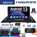 DAB+ 32G Für BMW X3 E83 2004-2012 Android 13 GPS Navi Autoradio WIFI KAM Carplay