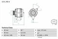 Generator Lichtmaschine LiMa Bosch 0986041310