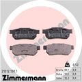 ZIMMERMANN Bremsbelagsatz Scheibenbremse 21312.130.1 für HONDA ACCORD 3 CA CRX 2