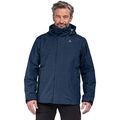 Schöffel Herren Winterjacke Partinello 3in1 Jacke, Regenjacke Blau, 48/M