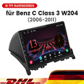 Für Mercedes C Class W204 S204 2006-2011 Android13 Autoradio GPS NAV Carplay FAN